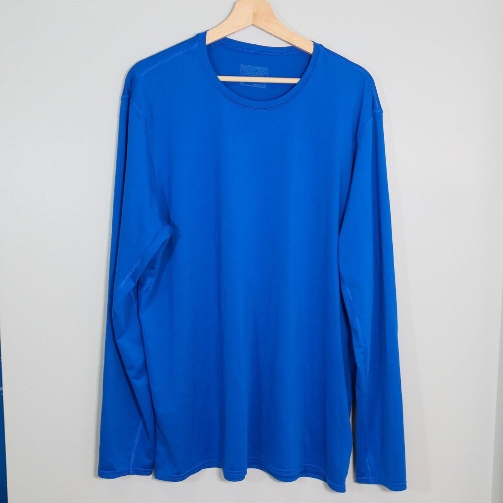 Patagonia Mens Blue Long Sleeve Crew Neck Pullover Size XL​​